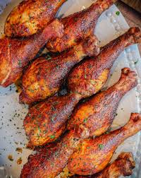 Chicken Drumsticks in Smokey Honey