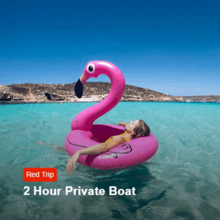 #1 - 2-Hour Private Boat - Malta Private Boat Trip Charter Blue Lagoon Comino & Caves